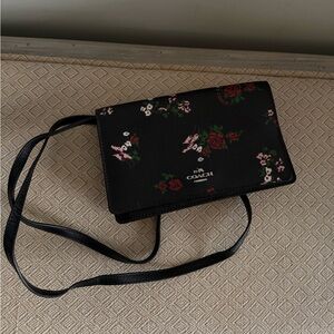 coach mini floral shoulder bag 🌺